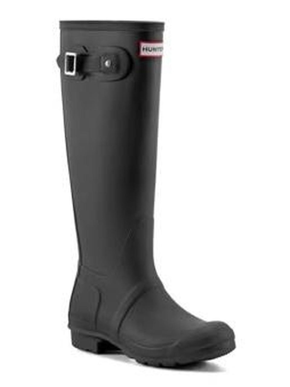 Hunter classic matte black tall mid boot rain boot preloved 7